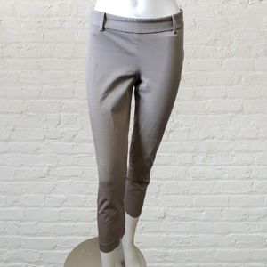 Babaton Elliot low rise Ash gray slim leg grazer dress pant size 6